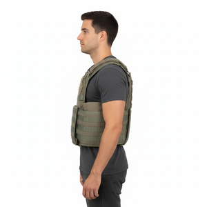 سترة تكتيكية من النايلون قابلة للتعديل، معدات تدريب متينة، سترة أمنية، حامل لوحة تكتيكي - Product Image 3