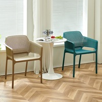 Chaise haute épaisse de style nordique moderne Ustovian pour salle à manger, coiffeuse, bureau et usages multiples