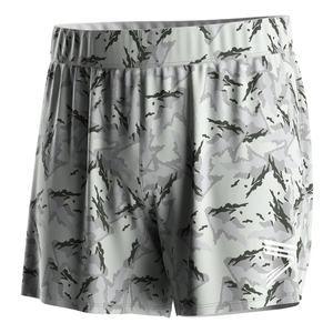 Shorts d'entraînement blancs en nylon élasthanne à séchage rapide pour la musculation et le sport, par le fabricant Sublimation Sports - Product Image 1