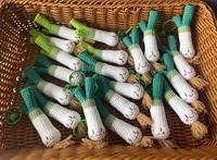 Handgebreide Mini Gehaakte Fruit En Groente Sleutelhangers Superzachte Pluche Pp Katoen Gevulde Handgemaakte Amigurumi Sleutelhangers