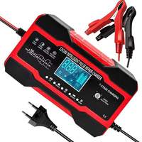 Chargeur de batterie intelligent 12V 24V Charge rapide Gel de réparation d'impulsions Alimentation de batterie de voiture au plomb-acide