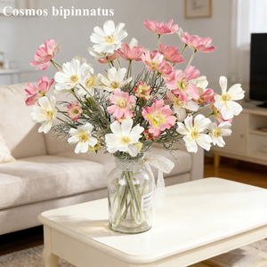 Factory Wholesale 17 colors Decorative Coreopsis Silk Artificial Flowers <strong>Calliopsis</strong> Lifelike Cosmos for Home Decor Mother's Day - Product Image 1