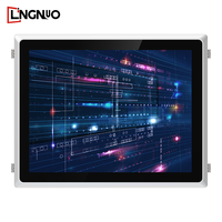 Monitor Táctil Industrial de 15 Pulgadas, PC Todo en Uno, CPU Intel Opcional, RAM y SSD Personalizables, Sistema Operativo Linux para Gestión de Almacenes