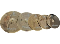 Vansir High Grade Low Volume Quiet Metal Alloy Gold Cymbals Diameter 14" Hihat for Drum Set Practice