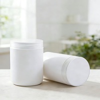 Xypackaging 500ml 500g 16oz Pots et contenants vides en plastique PET de couleur personnalisée pour cosmétiques, soins de la peau et crèmes corporelles avec couvercles