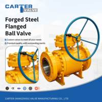 Válvula de Bola con Brida de Acero Fundido F304 F316 Dúplex 2205 RF, Eléctrica Exd IP67, de 3 Piezas, con Sello Suave de PTFE para Líquidos Corrosivos ANSI