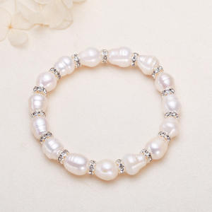 Freshwater Pearl <b>Bracelet</b> for Women Bohemian Style Elegant <b>Elastic</b> Ring Design for Summer Wear Zhuji Fashionable <b>Bracelet</b> - Product Image 3