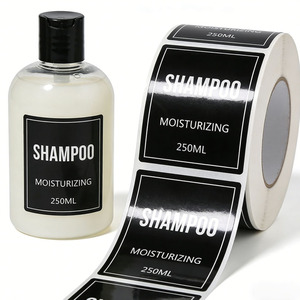 ملصقات لاصقة مقاومة للماء بتصميم مخصص وشعار العلامة التجارية لتغليف الشامبو بسعر الجملة - Product Image 2