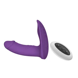 Vibrador Sem Fio de Longa Distância com Controle Remoto, 12 Velocidades de Vibração, Material de Silicone à Prova d'Água, Carregamento USB, <span class=keywords><strong>CE</strong></span> ROHS - Product Image 1