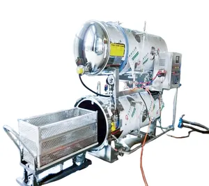 High Capacity Water Immersion Autoclave Retort Machine For Canning Sterilization With 1000Kg Weight