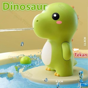 Linda pistola de agua con forma de tortuga para niños, juguete para jugar al aire libre, diseño de plástico azul y naranja, fácil de usar, diversión de verano - Product Image 6