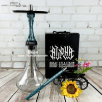 Chicha en acier inoxydable ALPHA X Laser Version, vente directe usine, avec coffret cadeau inclus, finition laquée