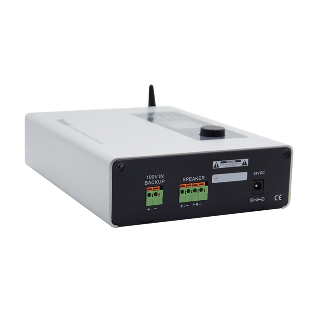 Thinuna IP-9611AOB(T) III IP Network Broadcasting System 1.8-inch Display 100V Backup 2.4G Wireless Mic Network Audio Terminal