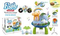 Jeu de maison magique de jardin féerique éducatif avec jouets en plastique 26 cm, thème métiers, pour garçons et filles
