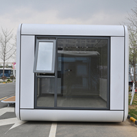 Maisons préfabriquées portables en Chine, autres maisons préfabriquées en panneaux sandwich en acier, mini-maison capsule, maison préfabriquée, espace habitable préfabriqué