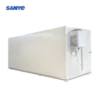 Chambre froide mobile compacte avec unité de condensation monobloc 2HP -18°C pour poisson, viande et glace