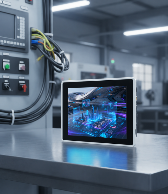 TPC372 15.6" Industrial HMI Panel PC RK3562J Cortex-A53 CODESYS Ready Linux Ubuntu Android with Flexible IO Expansion