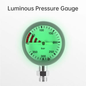 DIDEEP 15cm 65cm 80cm Scuba Diving High Pressure SPG Hose Protective <b>Boot</b> with White Luminous Dial for Regulator - Product Image 2