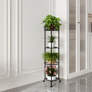 KINNO-Présentoir à Fleurs Moderne en Fer Forgé, Étagère pour Pot de Fleurs, Cuisine, Salon, Salle de Bains, <span class=keywords><strong>Balcon</strong></span> - Product Image 3