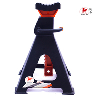 Support de levage 6T avec capuchon en caoutchouc, patin antidérapant et système de double verrouillage, support d'essieu robuste pour atelier de réparation automobile