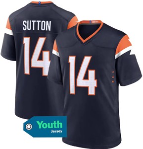 2026 كيدز يوث دنفر سيتي 10 # بو نيكس 15 # بونيتو 2 # سلطان-2 14 # قميص فريق ساتون الرياضي المطرز لكرة القدم الأمريكية - Product Image 6