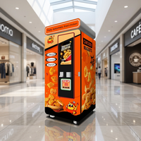Distributeur automatique de frites 24h/24 sans surveillance, friteuse à pommes de terre en libre-service, station multi-emplacements pour centres commerciaux et sites touristiques, compatible SDK, ADA