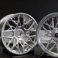 BJXL forgé Race Spec moto roues à bras oscillant simple face 17 pouces argent maille alliage forgé pour Kawasaki Ninja ZX10R
