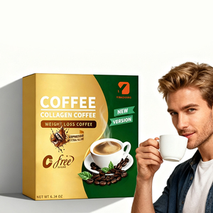 성인용 OEM 유기농 커피 파우더 에너지 및 체중 관리 순수 포뮬러 보충제 지원 - Product Image 1
