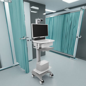 Carrello Dentistico <span class=keywords><strong>Mobile</strong></span> in Alluminio Personalizzabile con Scanner Multistrato, Leggero e Resistente, 4 Ruote, per Uso Ospedaliero - Product Image 5