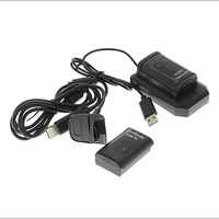 Pack de batteries rechargeables 5 en 1 4800mAh pour manettes Xbox 360, kit de station de charge avec câble USB pour adaptateur secteur Microsoft XBOX 360