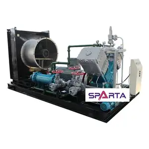 High Pressure 30 Bar 40 Bar Reciprocating Piston Air Compressor For Pipeline Pressure Test
