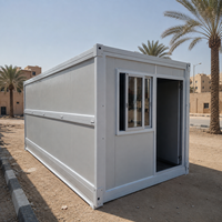 Maison préfabriquée polyvalente en conteneur, cabine modulaire personnalisable pour bureau de chantier et hébergement temporaire au Moyen-Orient