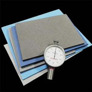 Silicone Foam Sheet Inflaming Retarding Low Density Silicon Foam Pad Custom Silicone Foam Rubber Sheet For Machinery Seal