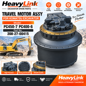 Moteur de translation pour excavatrice Komatsu PC400-6 PC450-7, pièce de rechange, référence 208-27-00415 - Product Image 1