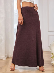 Nouvelle collection été : jupe en tricot unie pour femme, style européen et américain, nouvelle mode féminine - Product Image 5