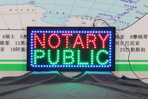 12*24 pollici di alta luce notaio pubblico <span class=keywords><strong>Led</strong></span> segno, luce anteriore animata <span class=keywords><strong>Led</strong></span> segnaletica interna - Product Image 2