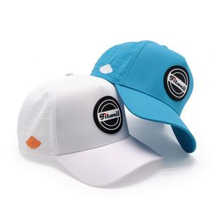 Gorra de Béisbol de 5 Paneles para Hombre, con Logotipo de PVC y Goma, Impermeable, de Secado Rápido, Gorras de Golf Personalizadas - Product Image 1