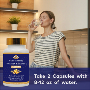 Cápsulas de Colágeno con L-glutatión 20000mg, Vitamina C y E, Suplemento de Belleza OEM para Adultos - Product Image 5