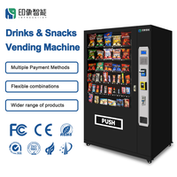 Distributeur automatique intelligent 24h/24 de snacks et boissons réfrigérés pour articles de vente au détail