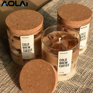 Nến thơm thủ công bán buôn vị Matcha Latte Coffee lãng mạn, dùng trang trí cho tiệc tùng và ngày lễ - Product Image 1