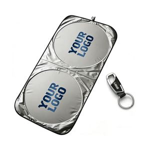 Wholesale <b>Custom</b> Logo Front Uv Protected Windshield for Dealer Promo Business Gift Car Sunshade - Product Image 1