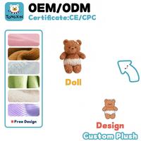 Ours en peluche personnalisé sur mesure, animal en peluche mignon, créez votre propre jouet en peluche pour enfants, cadeaux d'entreprise, jouet en peluche personnalisé