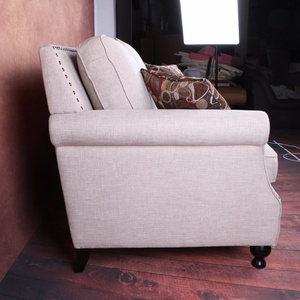 Conjunto de muebles para el hogar, sofá antiguo de tela de terciopelo antiguo, americano - Product Image 6