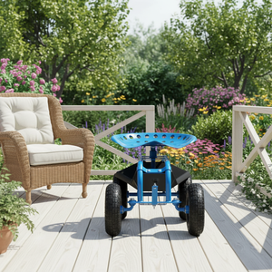 Carrito de Jardín Rodante Ajustable de Alta Resistencia 360 °   Carrito de Jardín Giratorio con Estructura Metálica Resistente, Taburete Ideal para Jardinería al Aire Libre - Product Image 4