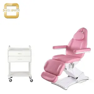 水疗沙龙家具美容椅面部电动床，带3个电机，用于治疗按摩床可调角度