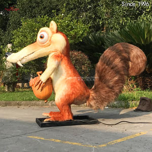Animal World Simulação Realista Animal Modelo Animatronic Cartoon <span class=keywords><strong>Squirrel</strong></span> Robot para Amusement Park Zoo Exhibition - Product Image 3