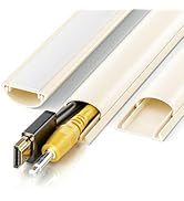 Vente d'usine conduit de câblage en PVC montage facile ferme le couvercle de cordon de câble <span class=keywords><strong>mural</strong></span> en plastique certifié Rohs goulotte de câble de sol en arc - Product Image 6