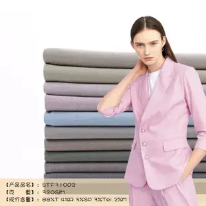 Großhandel weiche Damen anzüge Stoff 100% Wolle Stoffe Tweet für Frauen Anzüge Polyester Viskose Damen anzug
