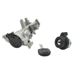 Cilindro de Bloqueo de Dirección con Llave para Volkswagen y Audi 4049 S4049, Cerradura Cilíndrica Negra - Product Image 1