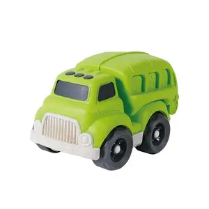 EPT bioplastica Eco Friendly Free Wheel Beach Friction Trucks giochi sostenibili Car Sand Truck Toys Set da gioco all'aperto per bambini